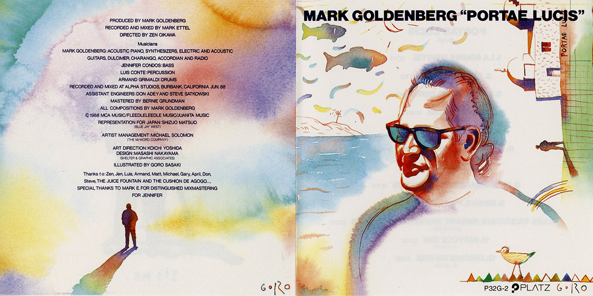 “Mark Goldenberg-PORTAE LUCIS” CD jacket D:KoichiYoshida
